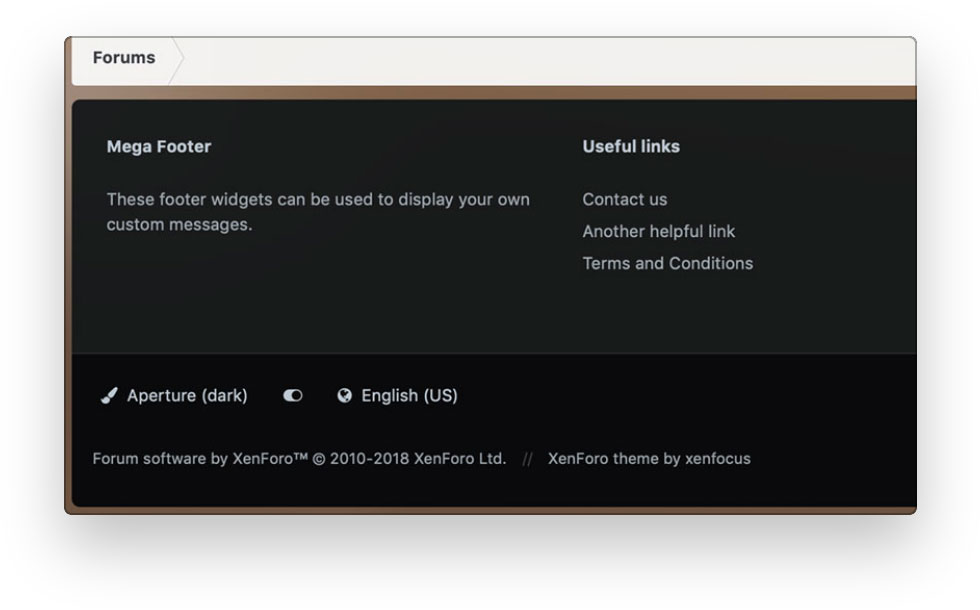 Aperture 📸 | Xenforo Style 2.2.6 - Xenfocus