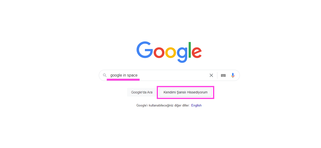 Google in Space - Sadece1