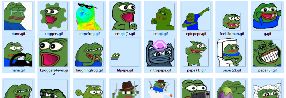 Discord Pepe Emoji Paketi