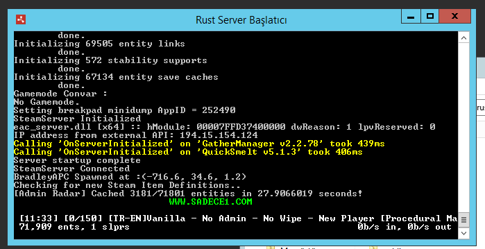 Rust server kurulumu Türkçe