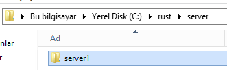 Rust server kurulumu Türkçe