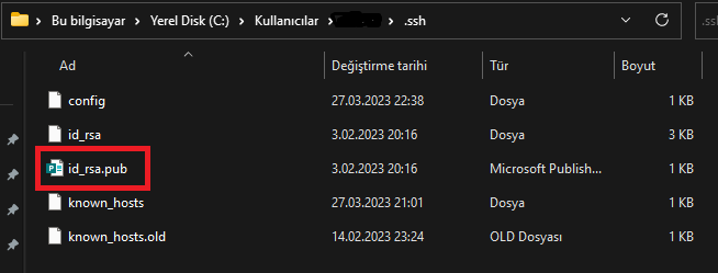 SSH Bağlantısı - (ŞİFRESİZ)