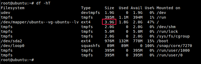 Ubuntu 22.04 LVM Disk 4-16 GB Üzerini Görüntülememe Sorunu