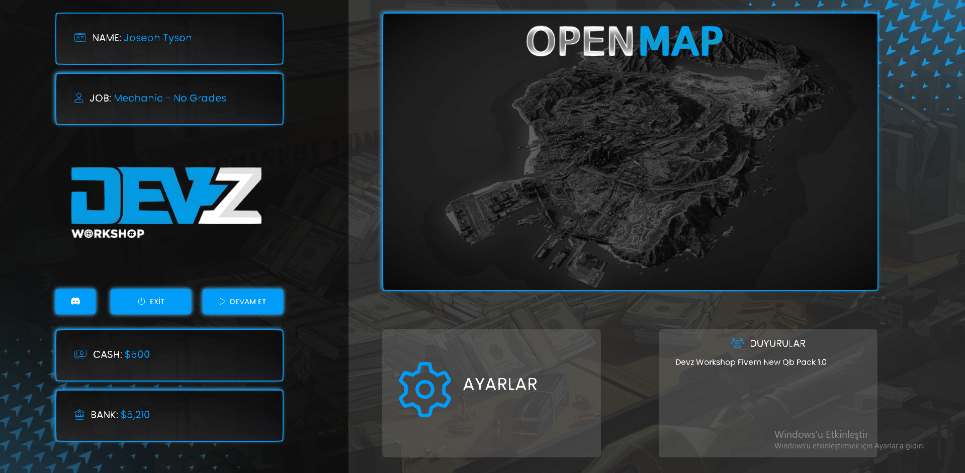 New QBCore Paket - Ago Devz V2 Paket